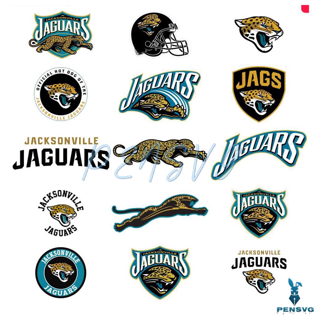 Jacksonville Jaguars Logo Svg Bundle Files