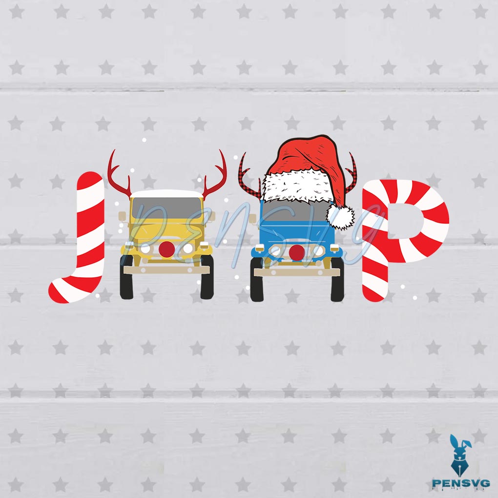 Jeep Christmas Svg Cricut Files And Png Sublimation Designs