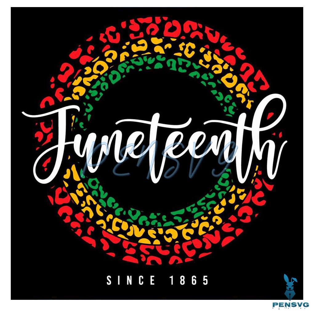 Juneteenth 1865 Happy Juneteenth Day SVG Cutting Files