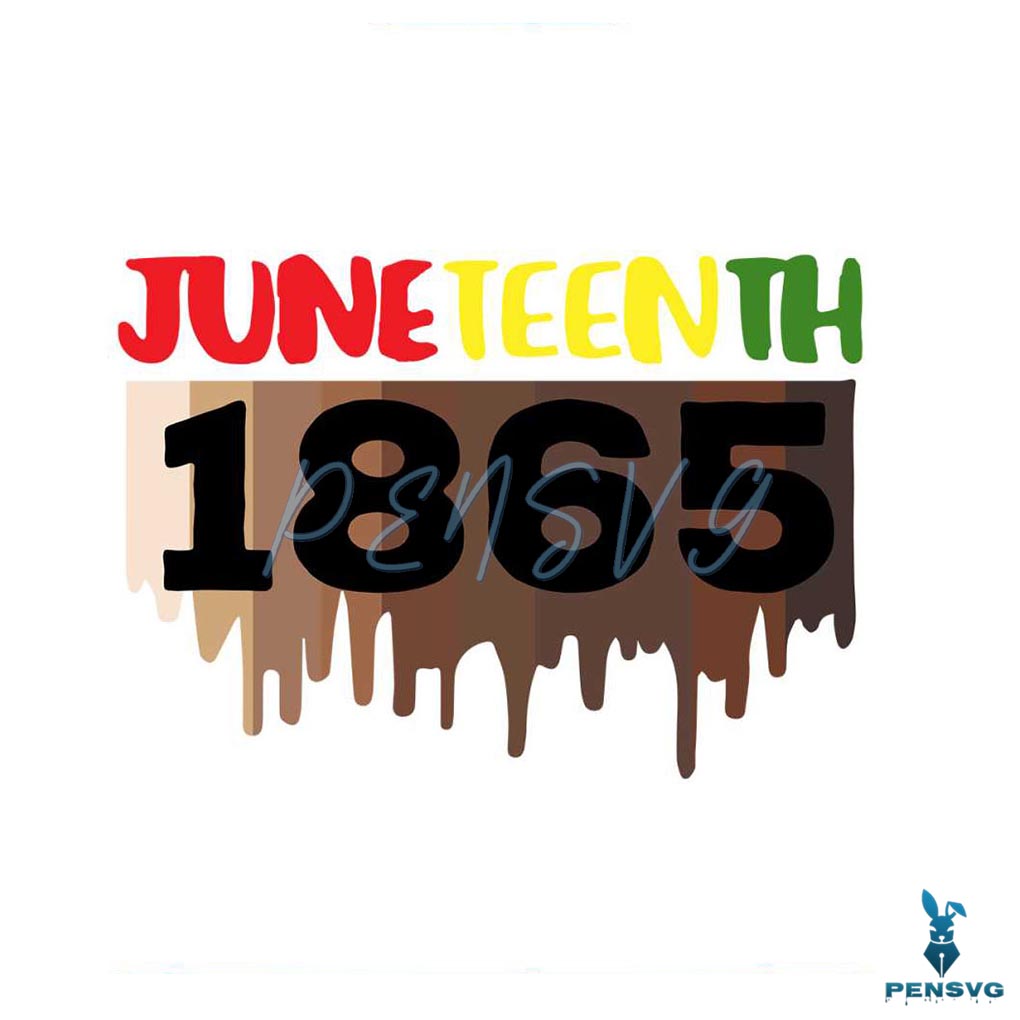 Juneteenth 1865 SVG American African SVG Digital Cricut File