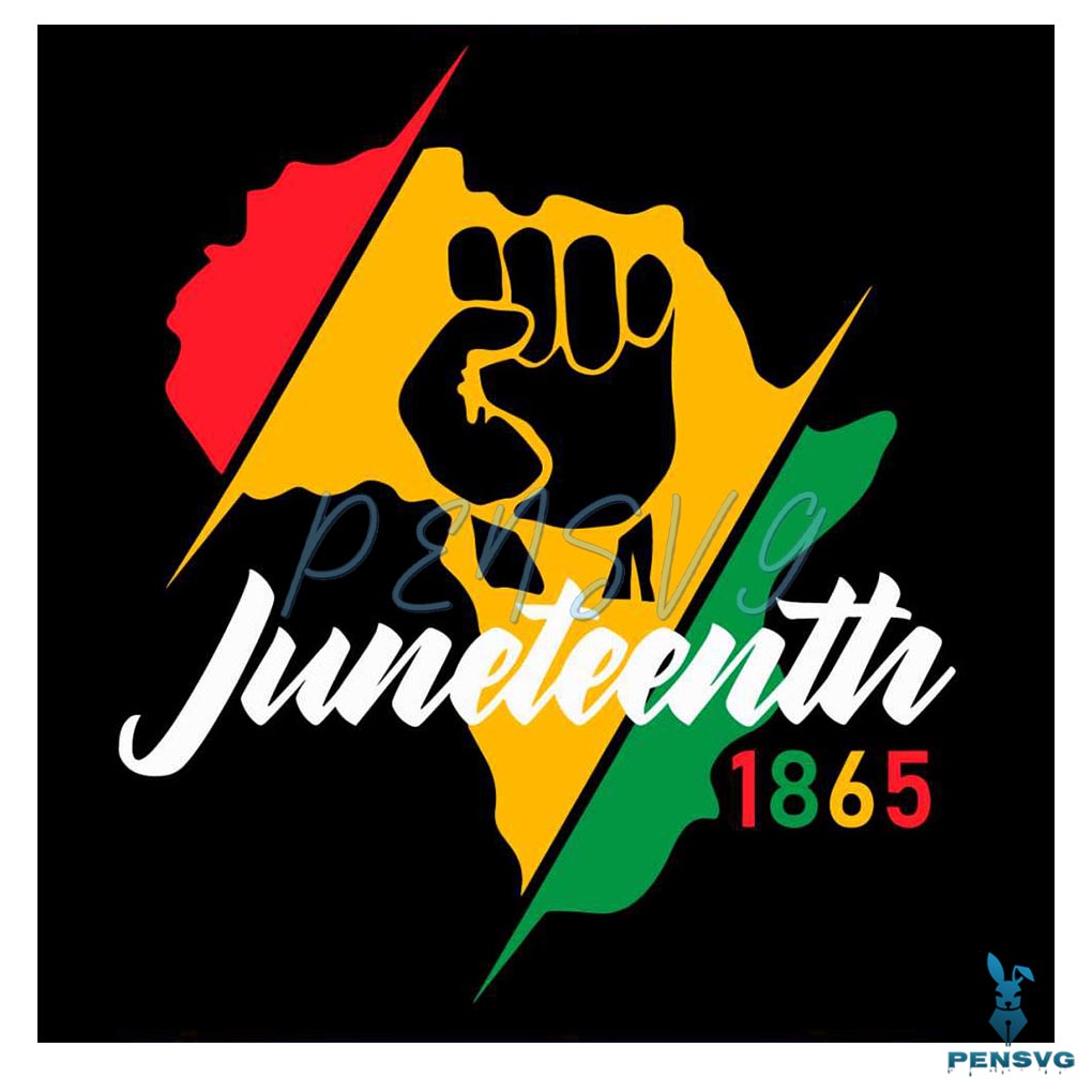 Juneteenth Freeish Since 1865 SVG Free Celebration Cut File for Cricut & Shirts