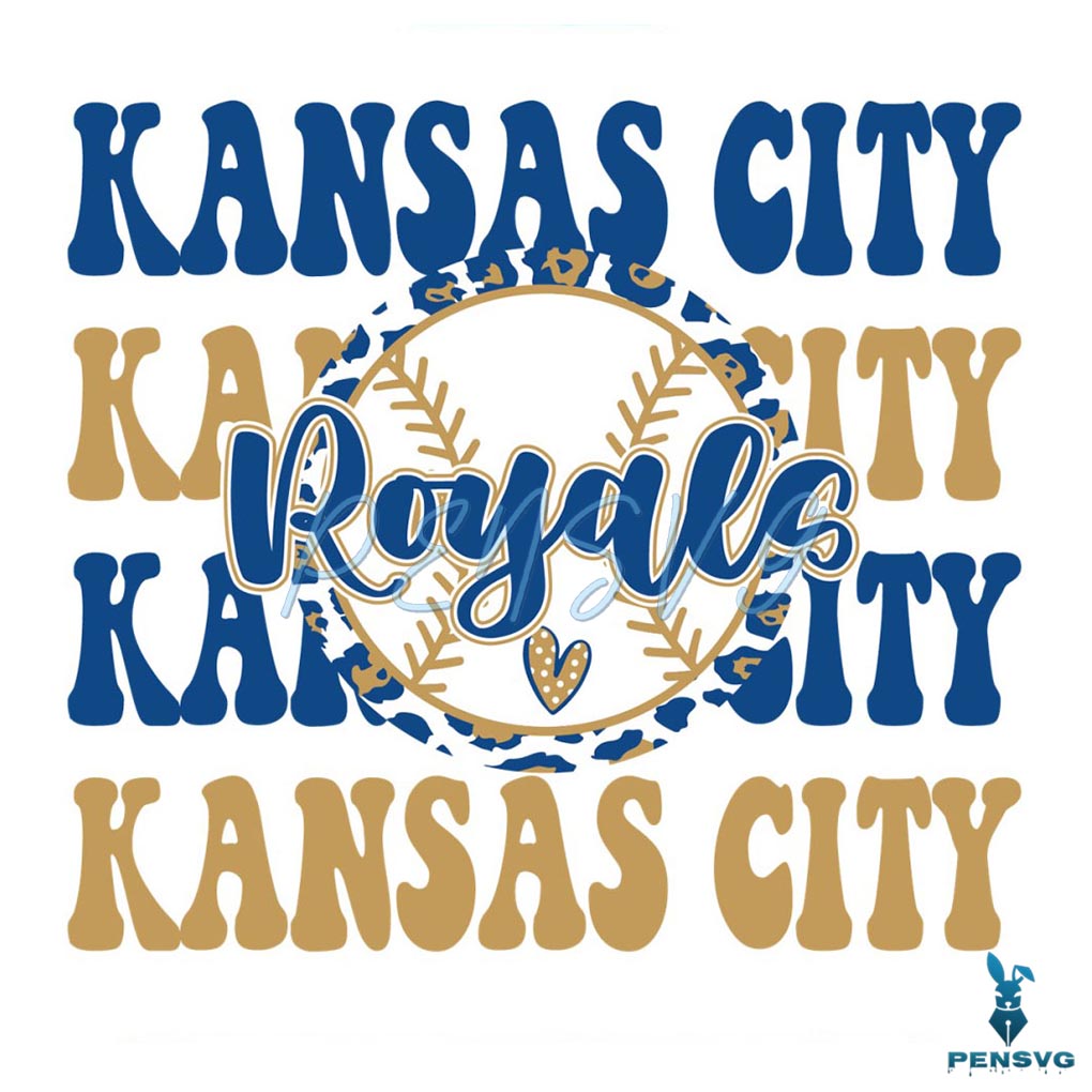Kansas City Royals Baseball MLB SVG
