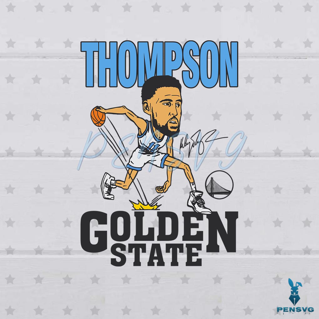 Klay Thompson Golden State Warriors Basketball Player SVG Graphic Designs Files