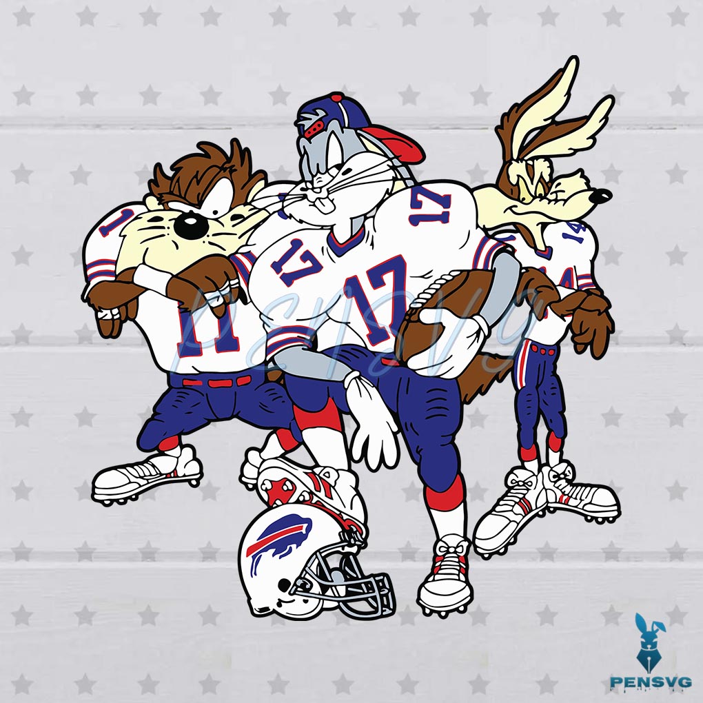 Looney Buffalo Bills SVG NFL Sport Gift For Fans Digital Files