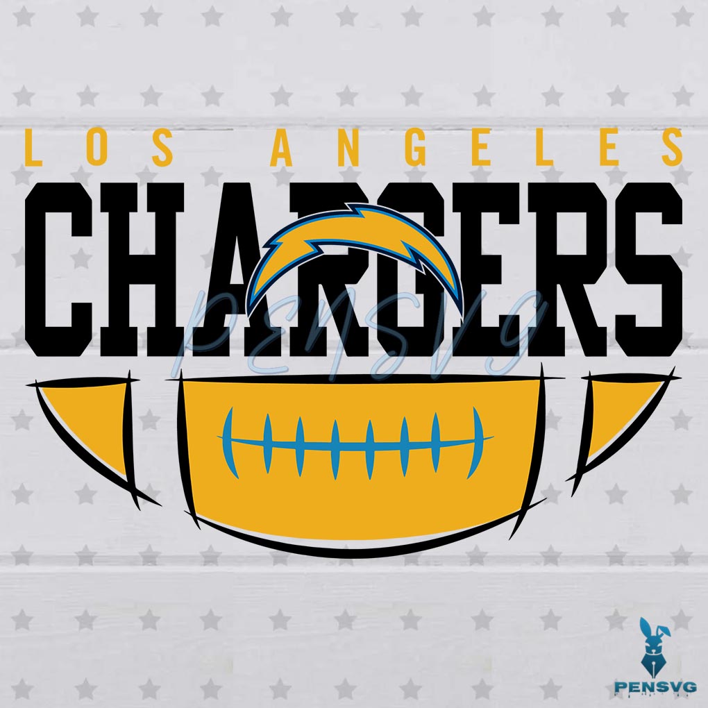 Los Angeles Chargers Football Logo Team SVG Digital File