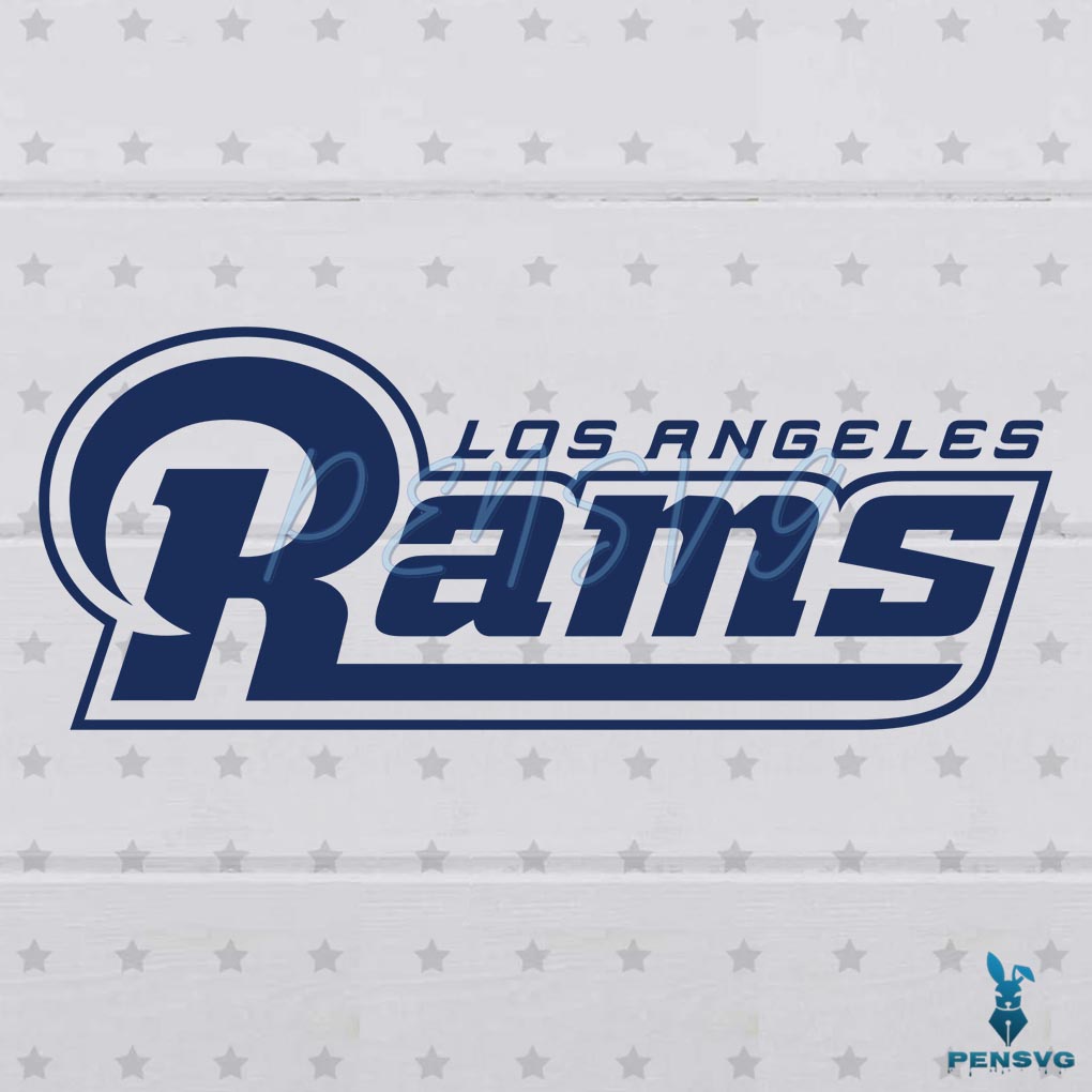 Los Angeles Rams SVG Digital File, Football Team NFL Svg