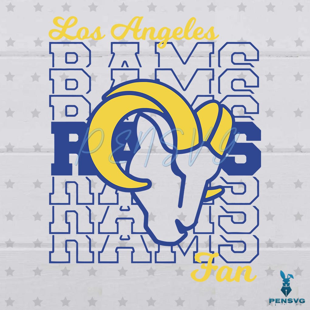 Los Angeles Rams SVG Digital File, Rams NFL SVG, Football Team Svg
