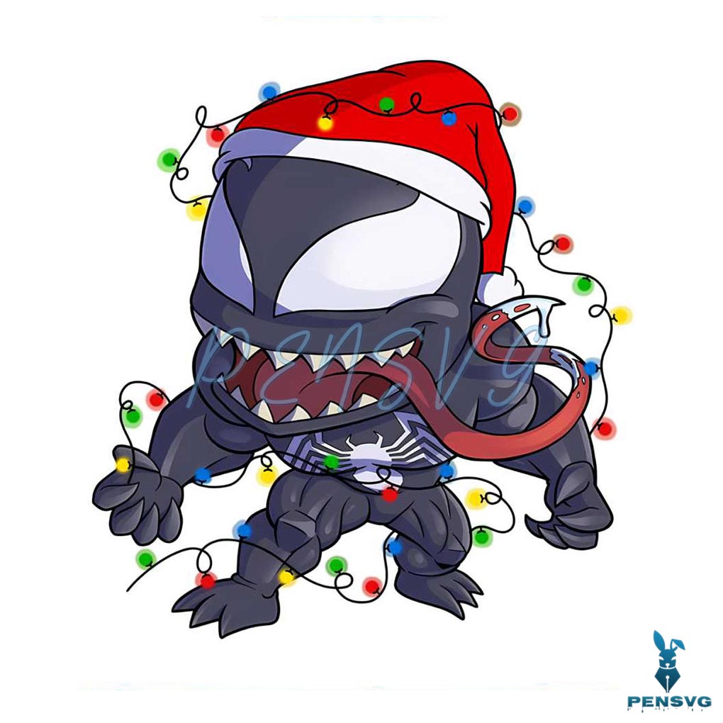 Marvel Venom Spiderman Christmas PNG