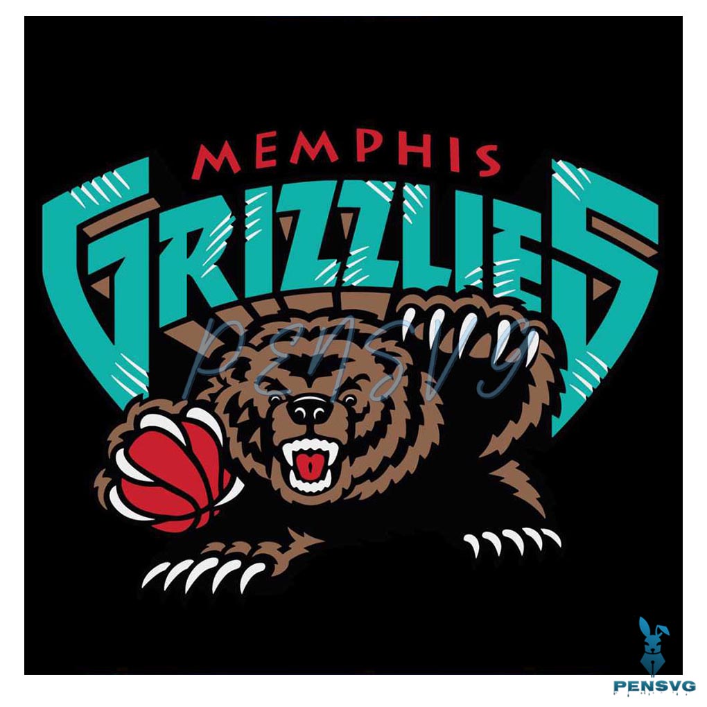 Memphis Grizzlies NBA Basketball Team SVG Graphic Design Files