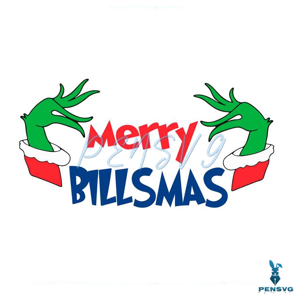 Merry Christmas Buffalo Bills Svg Graphic Designs Files