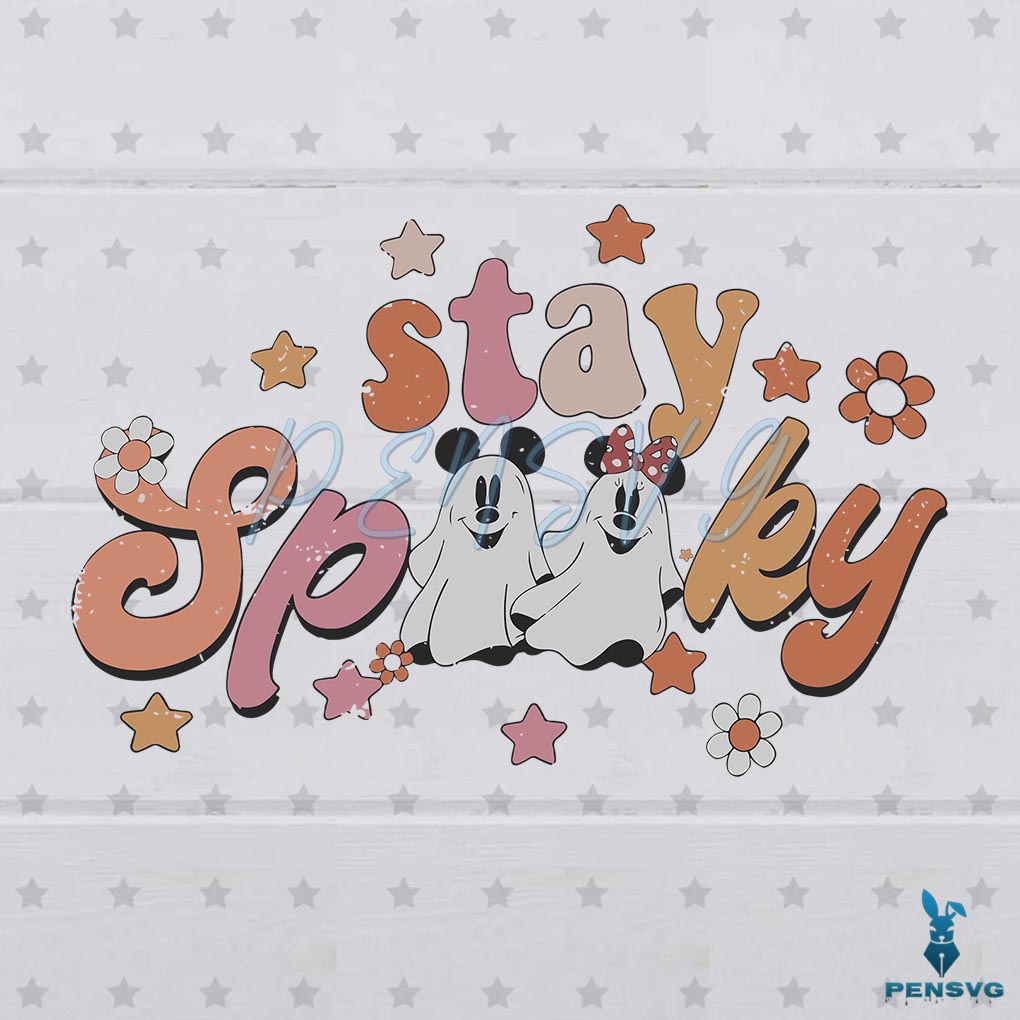 Mickey Minnie Stay Spooky SVG Disneyland Halloween SVG