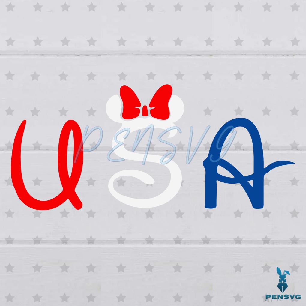Mickey Mouse Usa SVG Digital File, Mickey Mouse Svg, 4Th Of July Svg