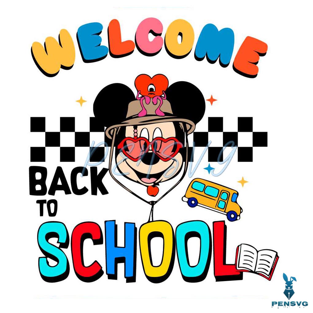 Free Disney Welcome Back To School SVG – Magical First Day of School Cut File