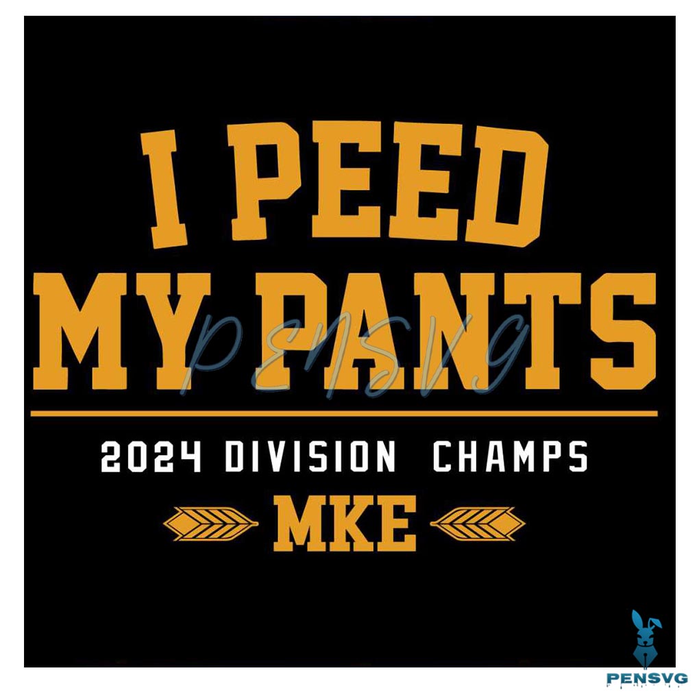 Milwaukee Baseball I Peed My Pants Svg