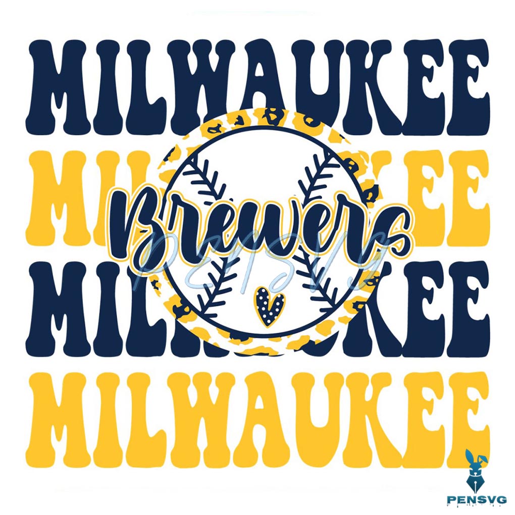 Milwaukee Brewers Baseball MLB SVG