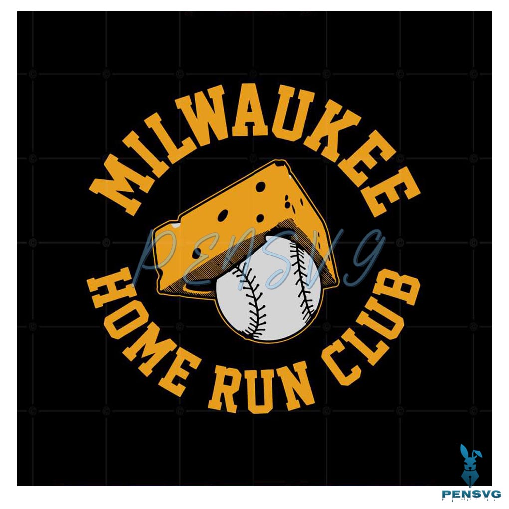 Milwaukee Brewers Home Run Club Svg Graphic Designs Files