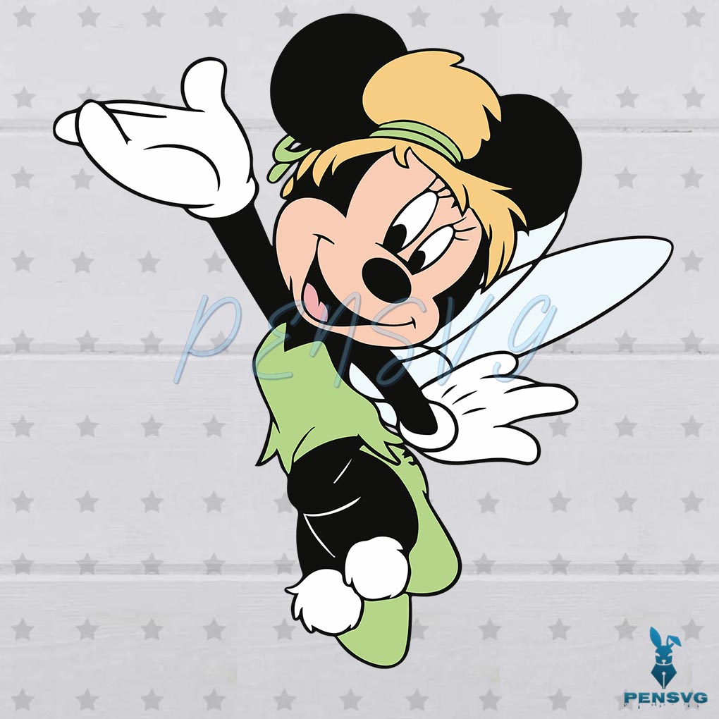 Minnie Mouse Tinkerbell SVG Halloween Twinkle Disney Cutting Files