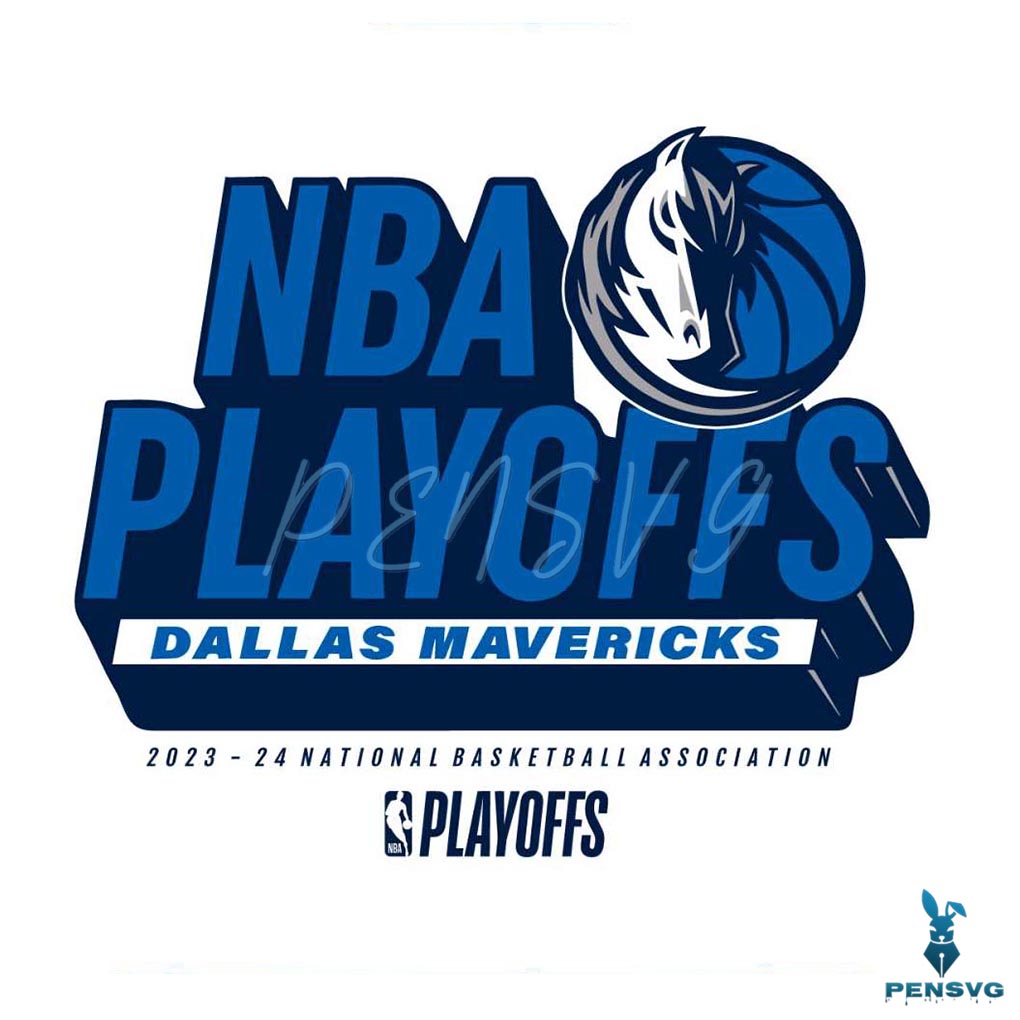 NBA Playoffs Dallas Mavericks Basketball Association SVG