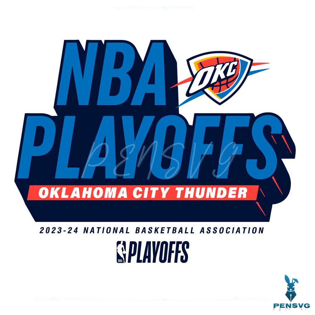 NBA Playoffs Oklahoma City Thunder SVG