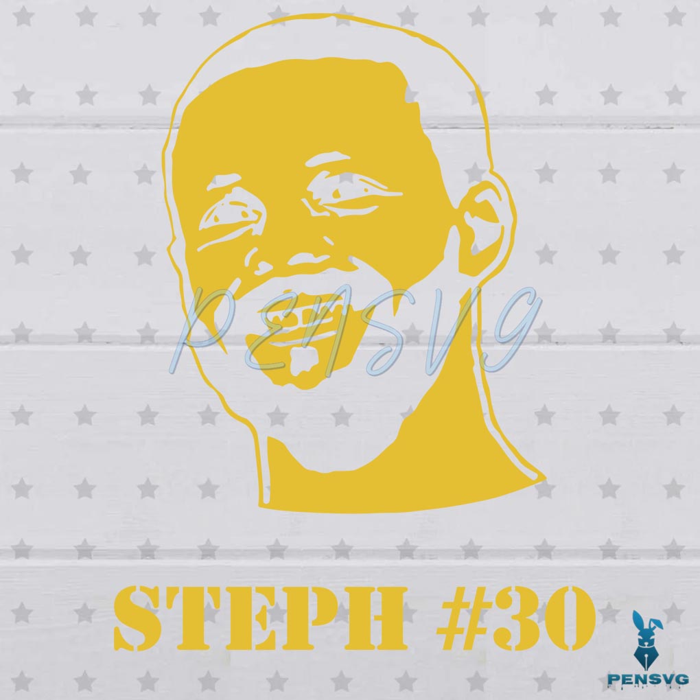 NBA Steph Curry Svg Digital File, Golden State Warriors Svg