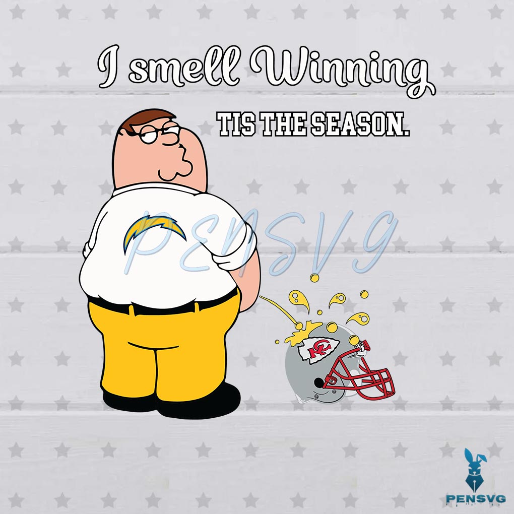 NFL Chargers SVG Funny I Smell Winning Cutting Digital Files