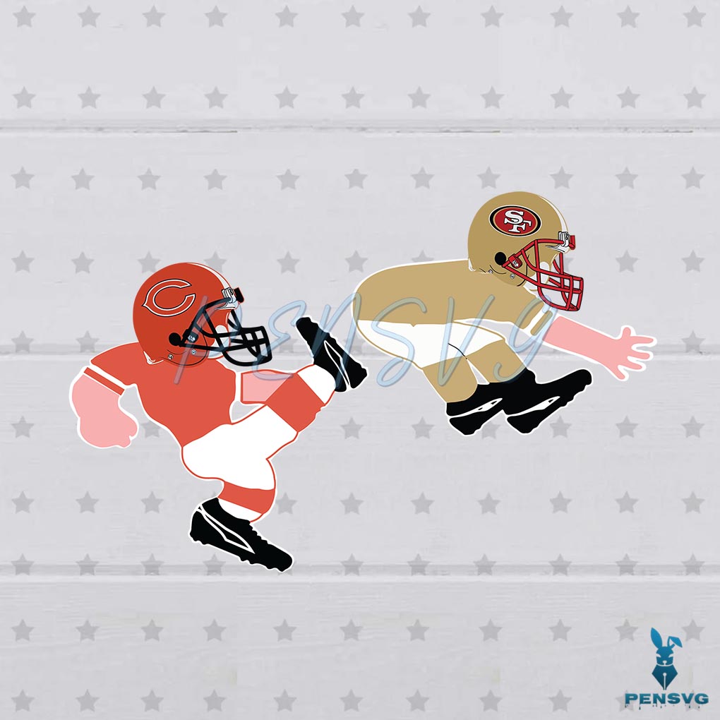 NFL Chicago Bears SVG Football Matches Cutting Digital Files