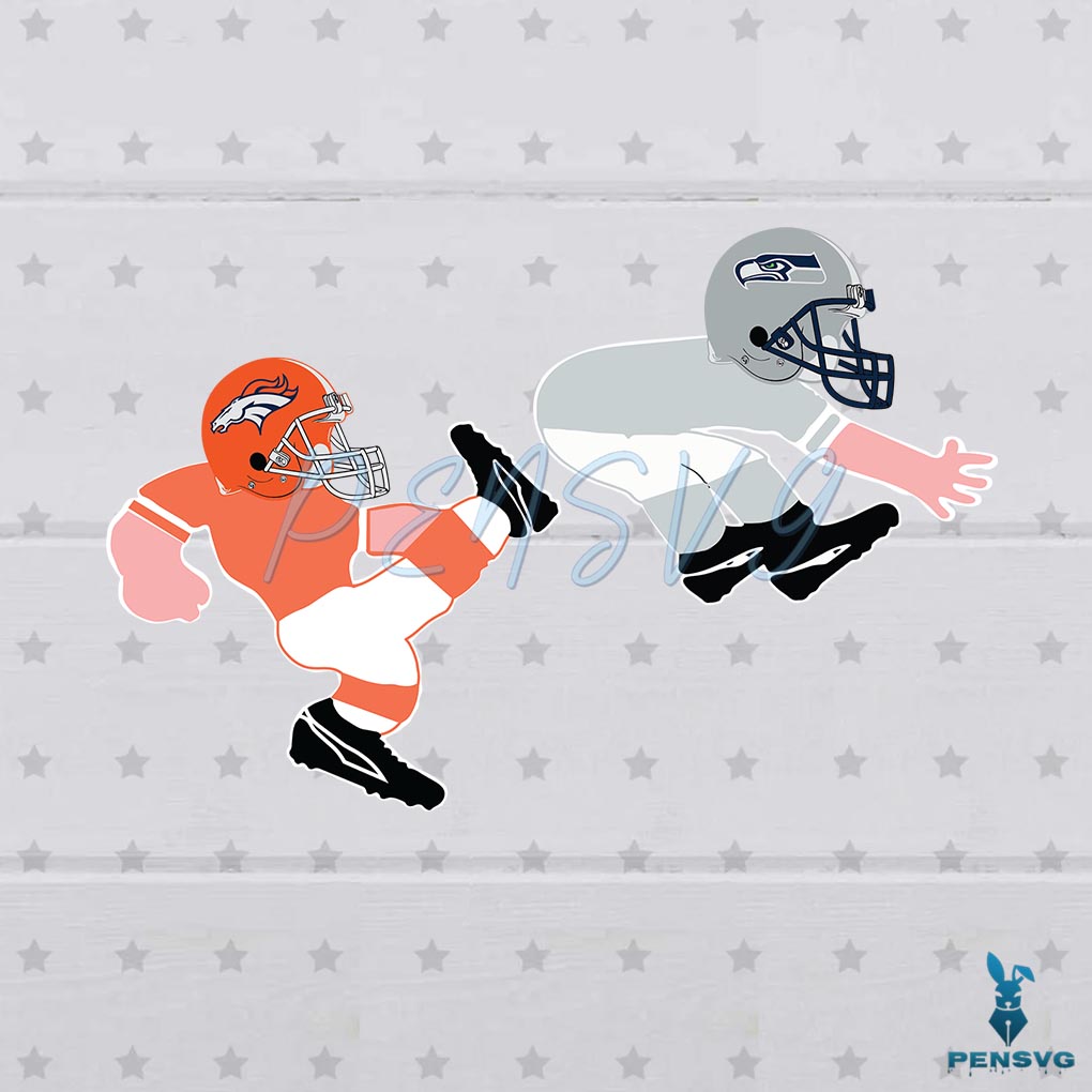 NFL Denver Broncos SVG Football Matches Cutting Digital Files