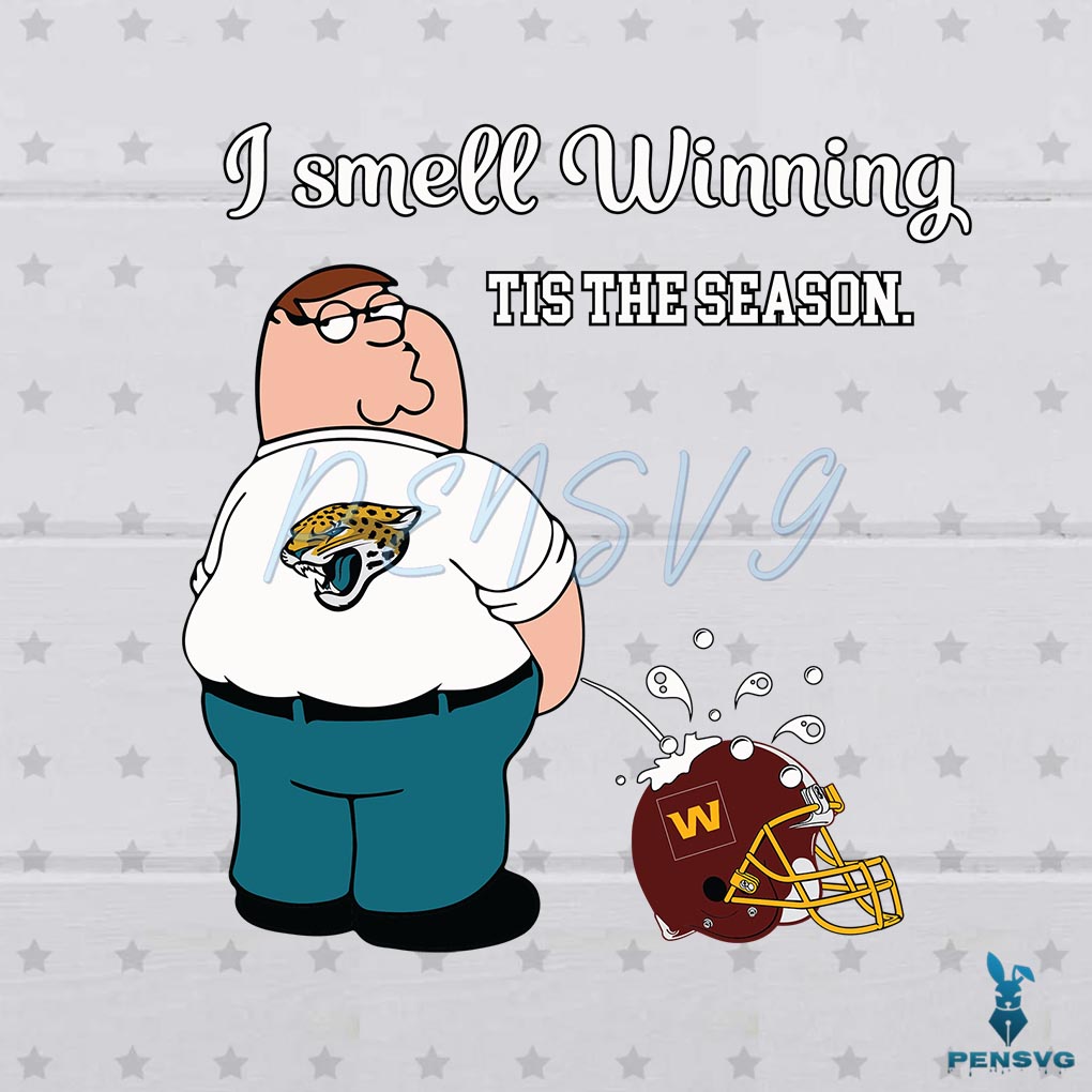 NFL Jaguars SVG Football Matches I Smell Winning Cutting Files