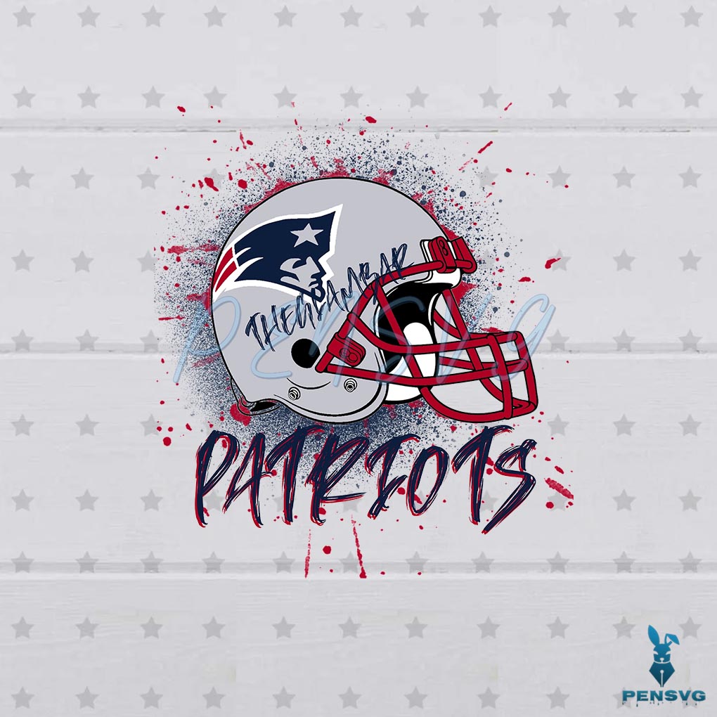 NFL New England Patriots PNG Sublimation Designs File
