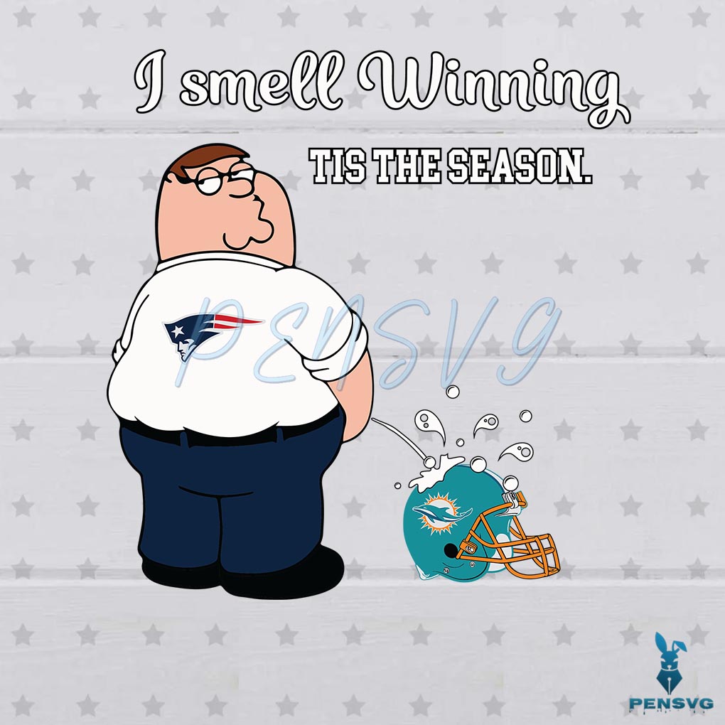 NFL Patriots SVG Football Matches I Smell Winning Cutting Files