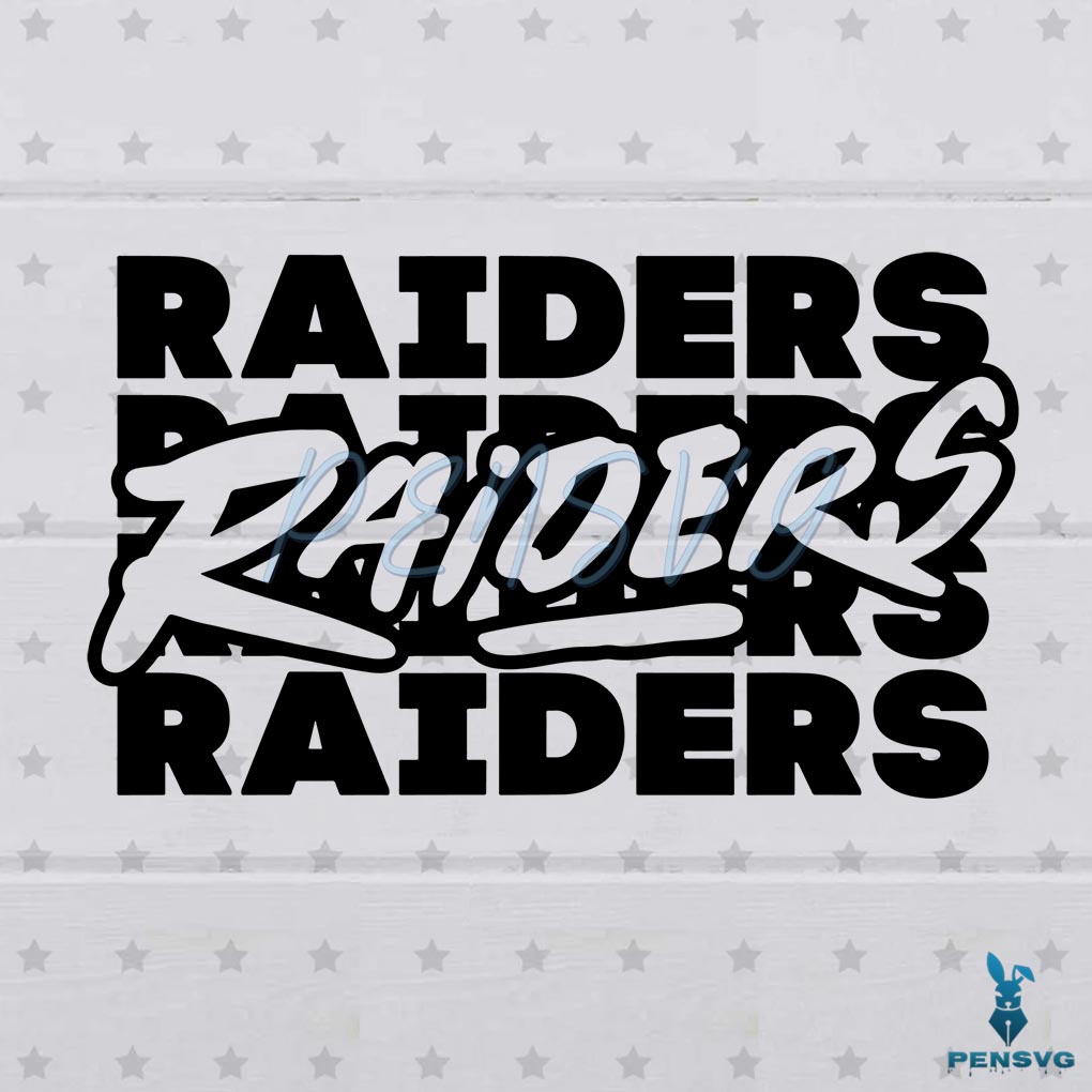 NFL Raiders Retro SVG Football Team Best Graphic Design File