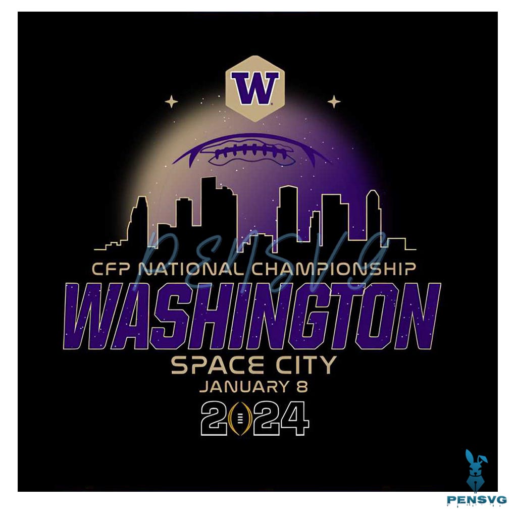 National Championship Washington Space City PNG