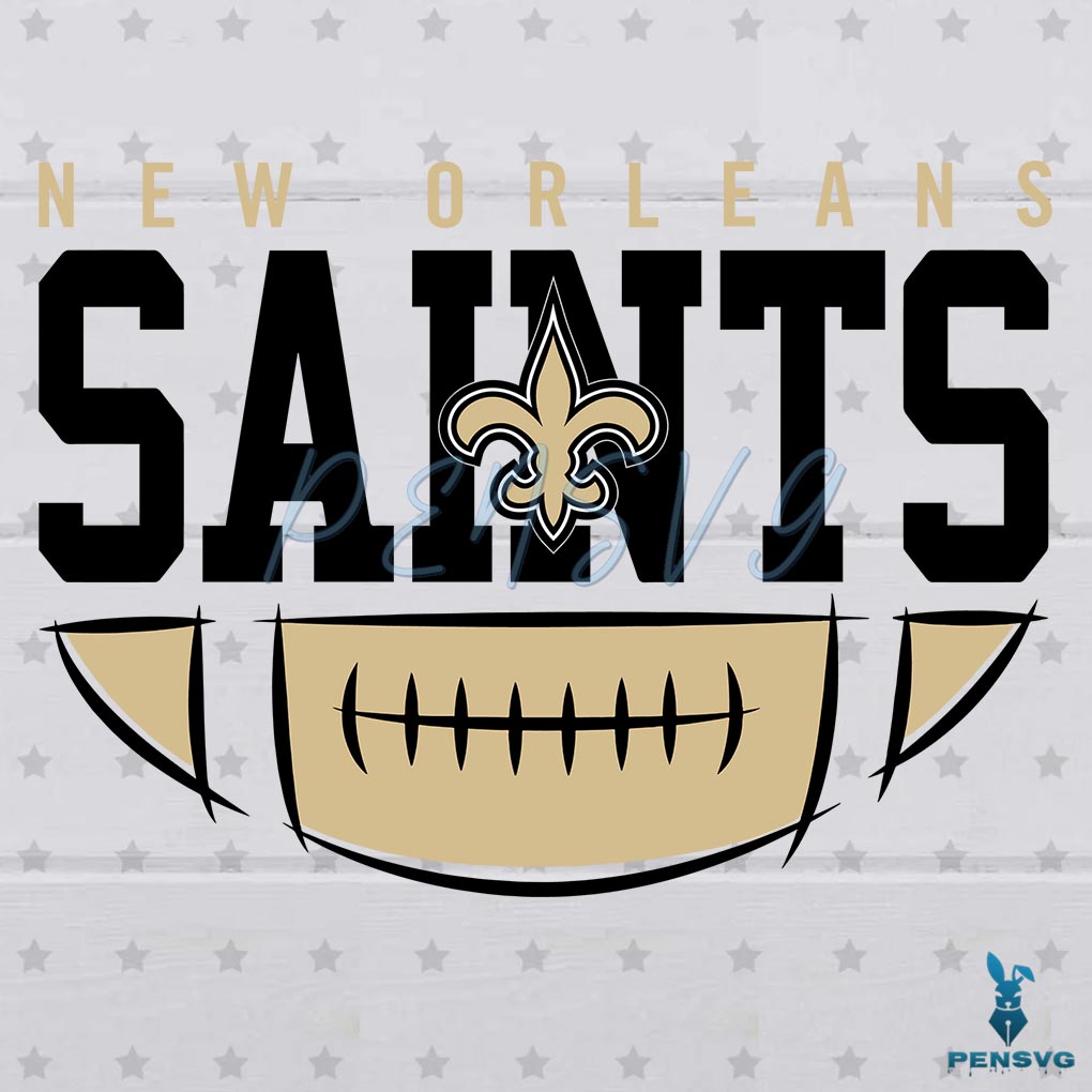 New Orleans Saints Football Team Logo SVG Digital File