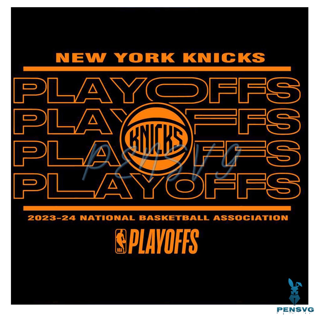 New York Knicks 2024 NBA Playoffs SVG