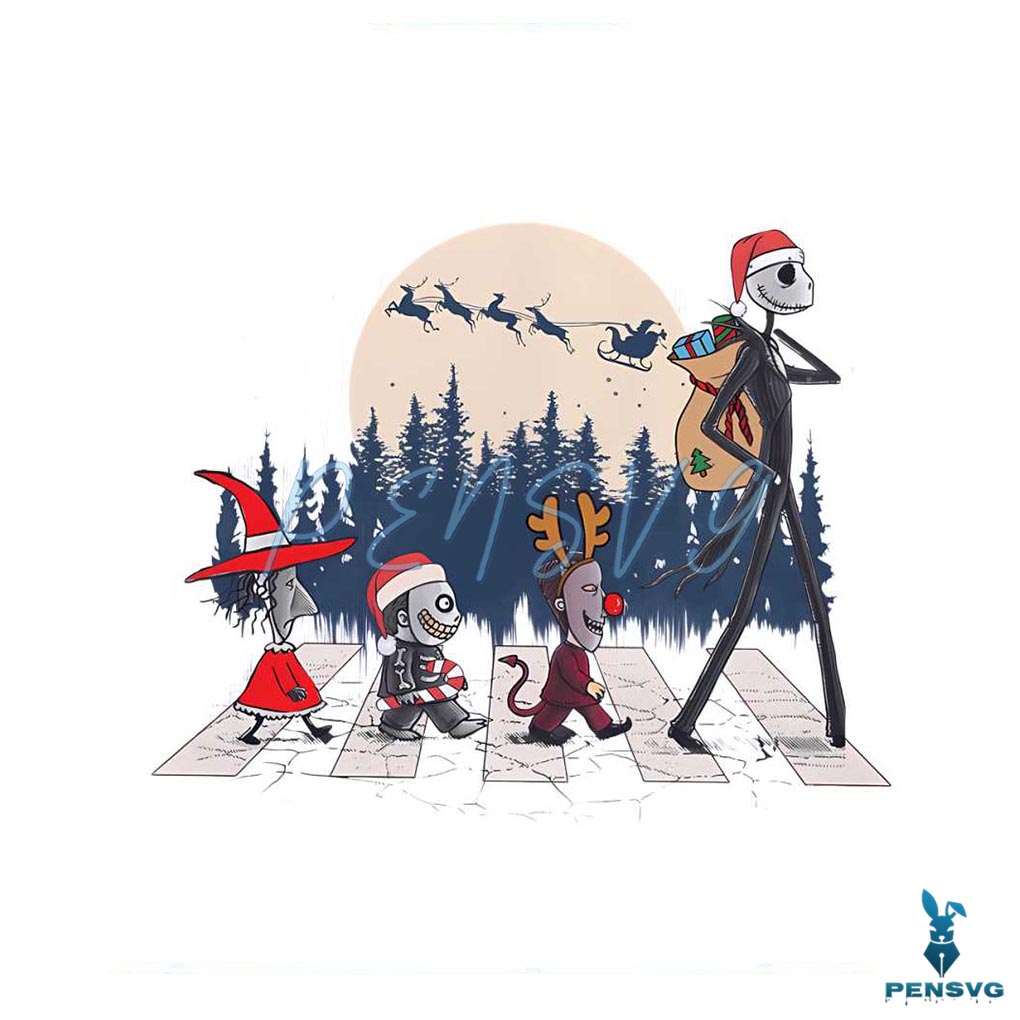 Nightmare Before Christmas Abbey Road PNG Download