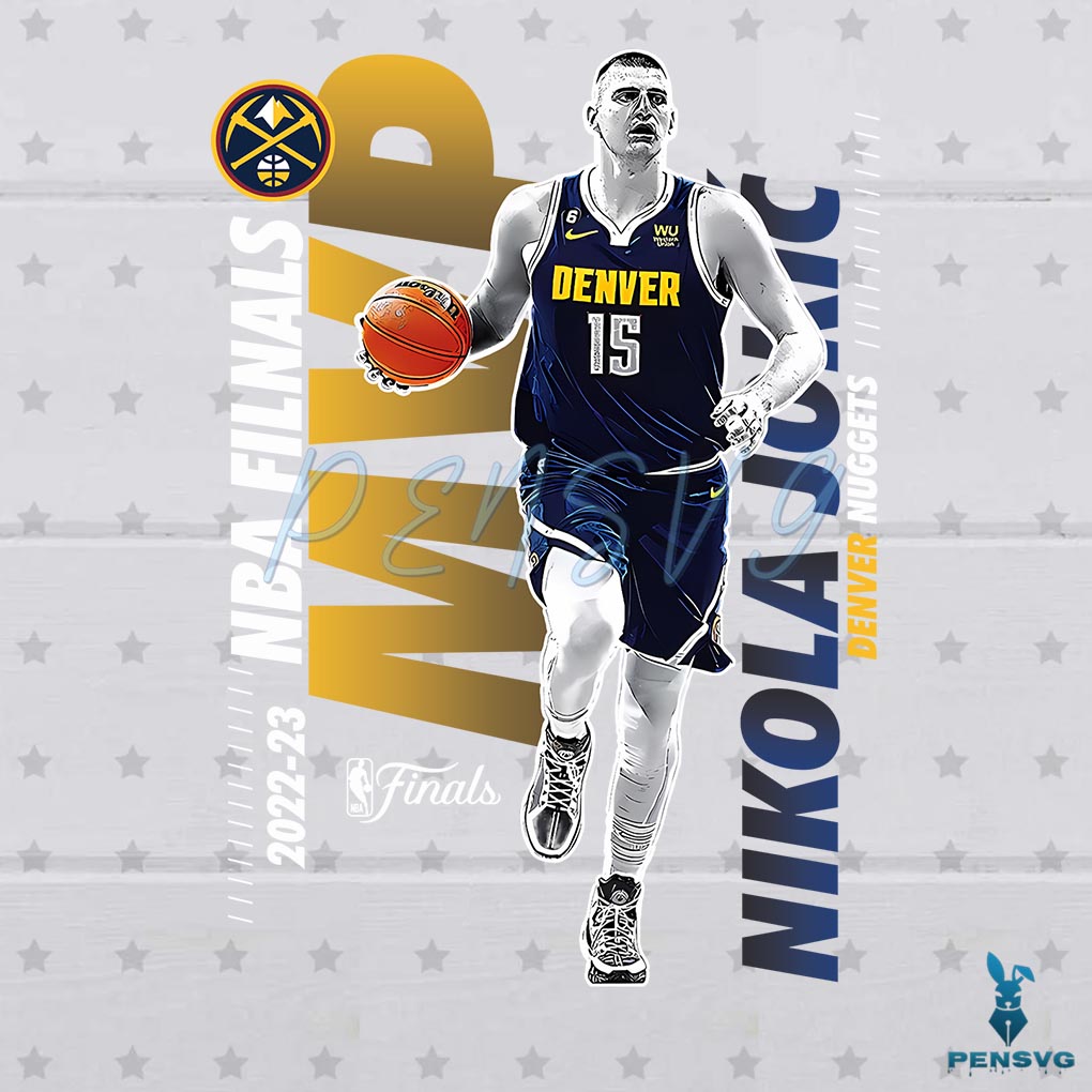 Nikola Jokic Denver Nuggets NBA Finals Champions PNG File