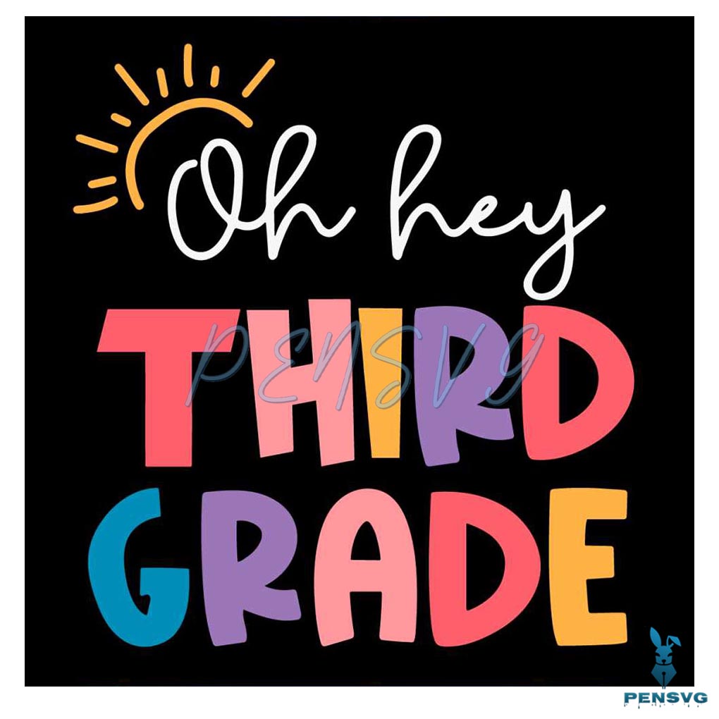 Free Third Grade Back To School SVG – Fun 3rd Grade School Shirt Cut File