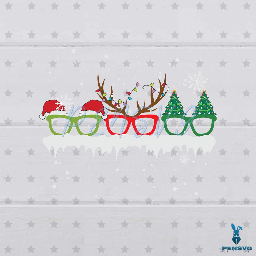 Oh Optometree Christmas SVG Winter Season Graphic Design File