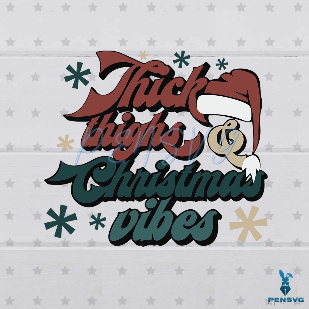 Original Santa Thick Thighs SVG christmas vibes 2022 sweatshirt