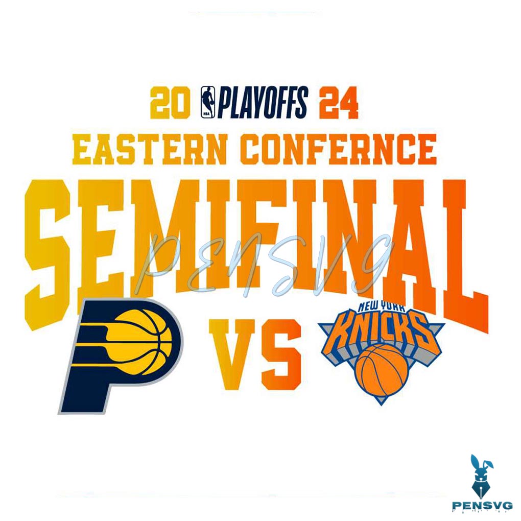 Pacers vs Knicks 2024 Eastern Conference Semifinal SVG