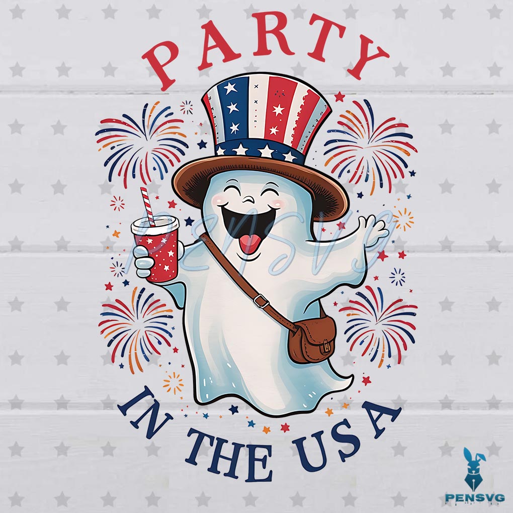 Party In The USA For 4th Of July PNG