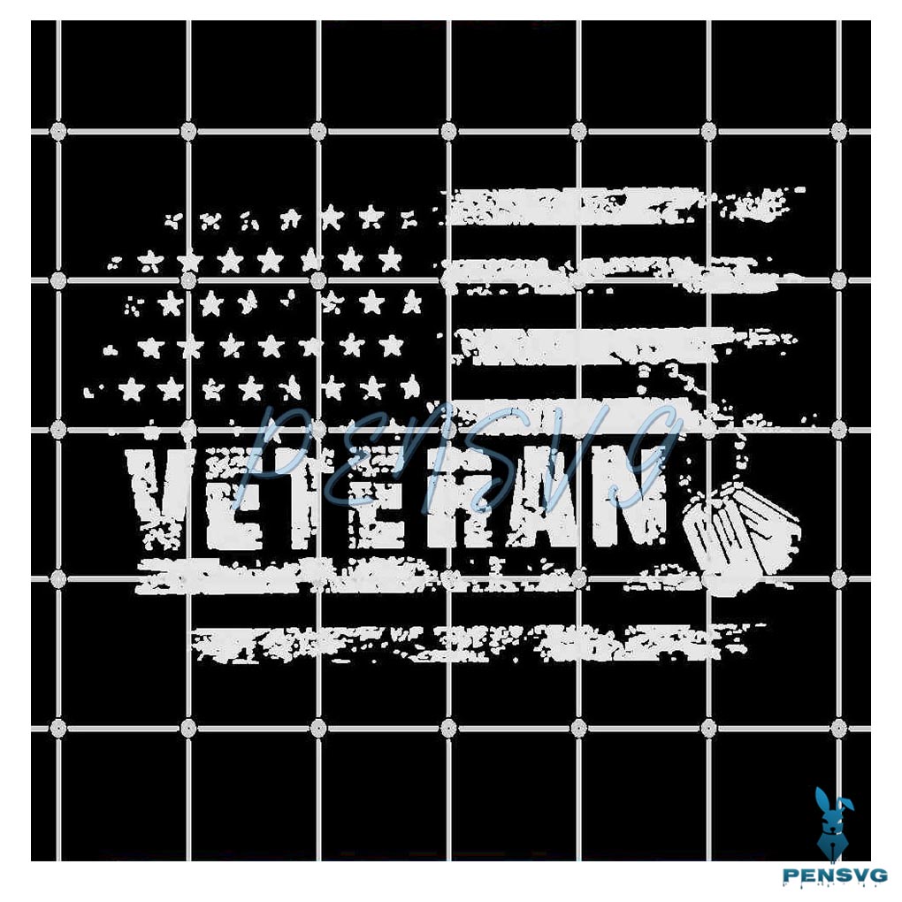 Patriotic Veteran SVG American Flag Military File For Cricut