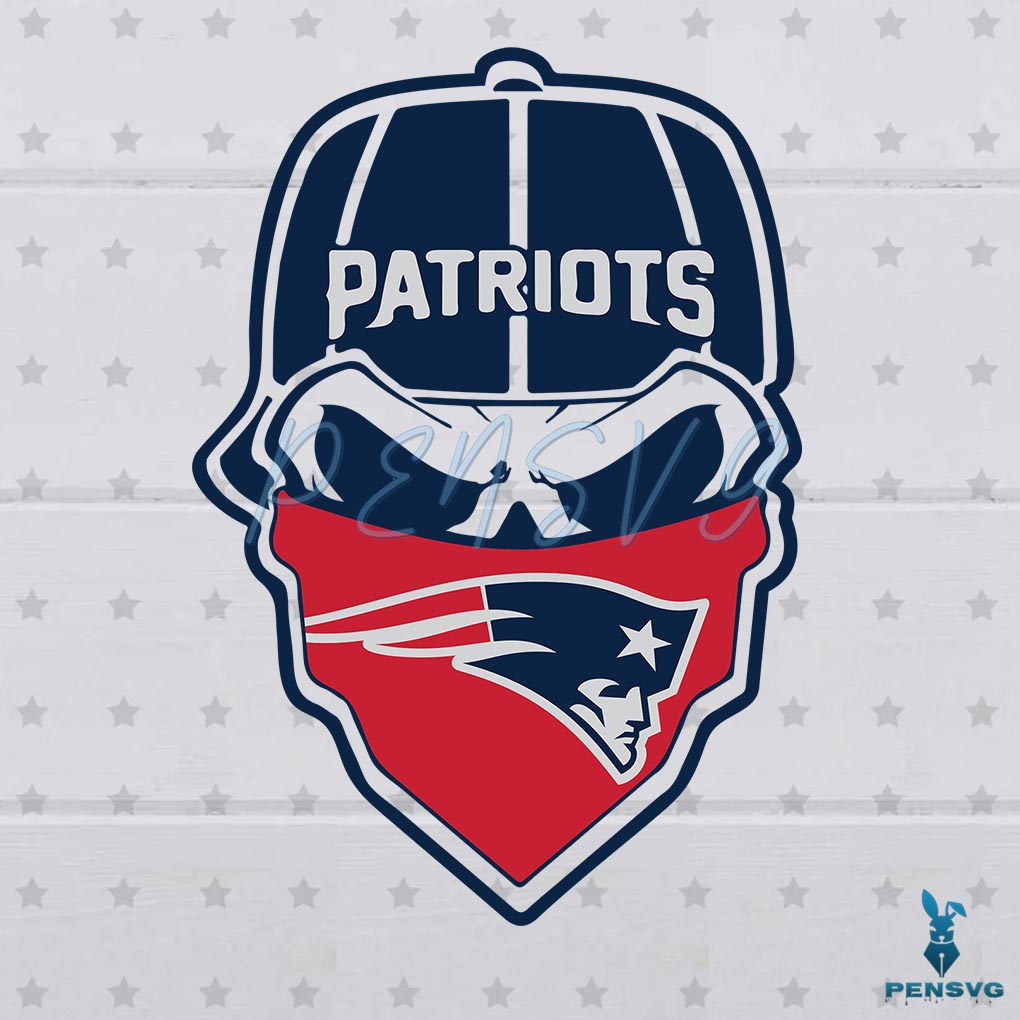 Patriots Skull Logo SVG Digital File, New England Patriots Svg