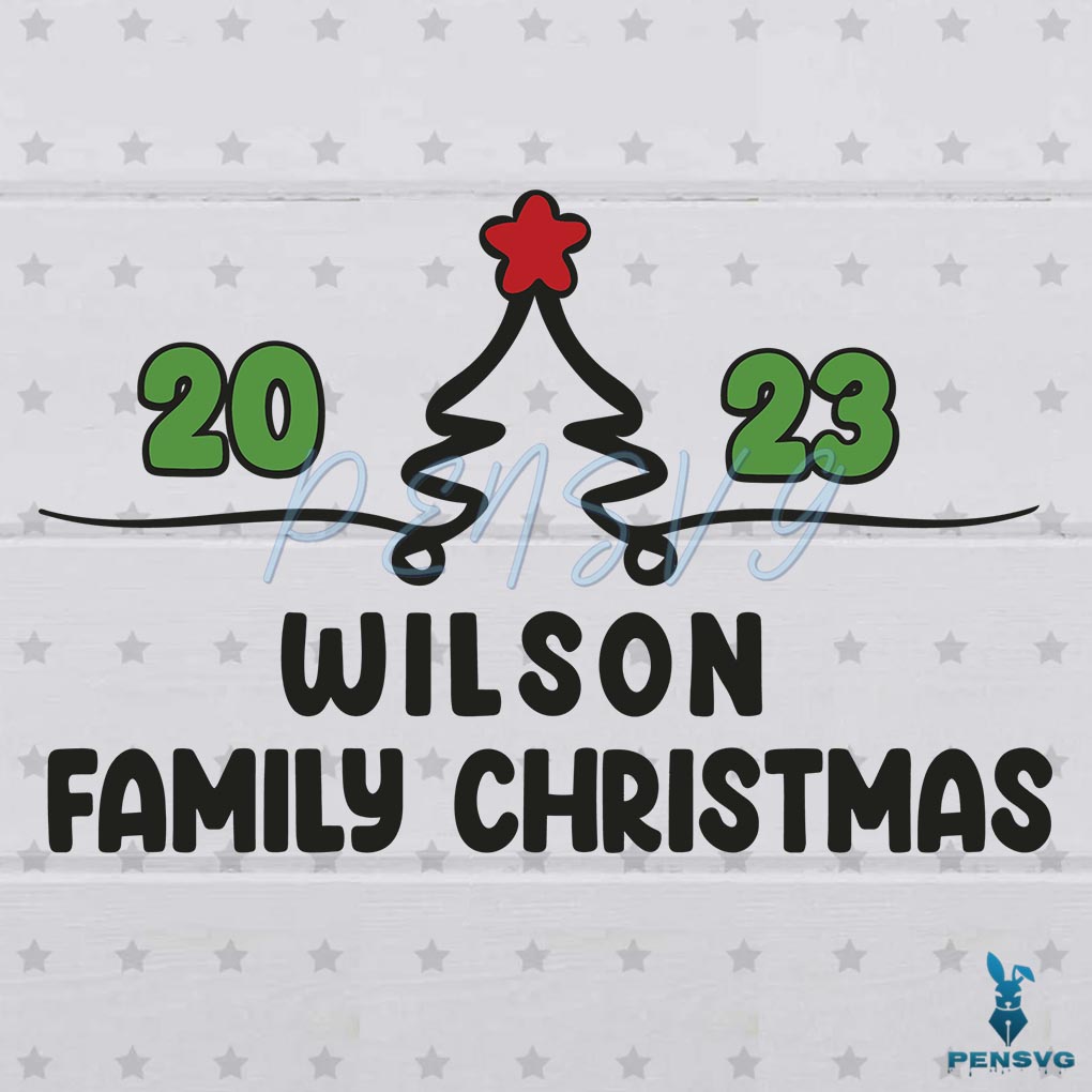 Personalized Family Christmas SVG Graphic Designs Files