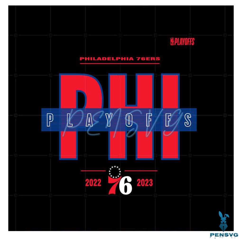 Philadelphia 76ers 2022 2023 NBA Playoffs SVG Cutting Files