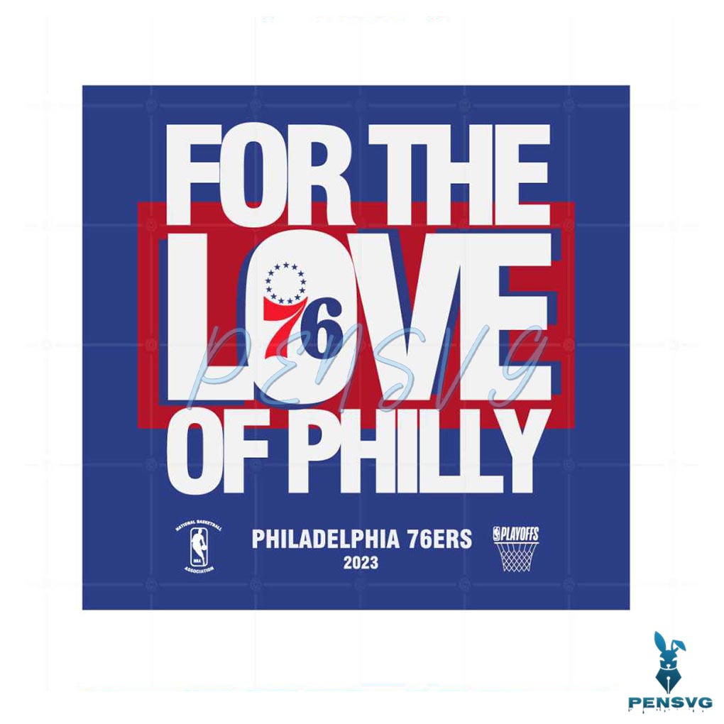 Philadelphia 76ers 2023 NBA Playoffs SVG Graphic Designs Files