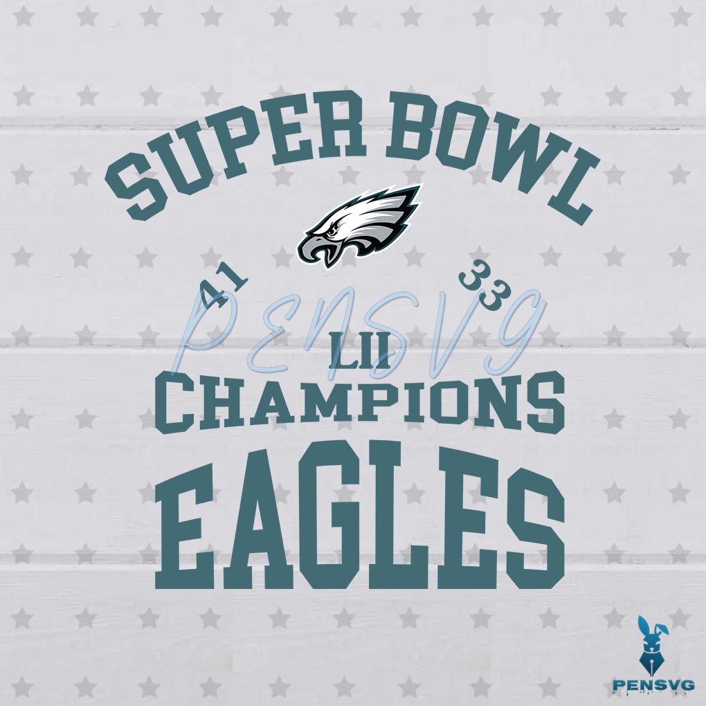Philadelphia Eagles Super Bowl Svg Graphic Designs Files