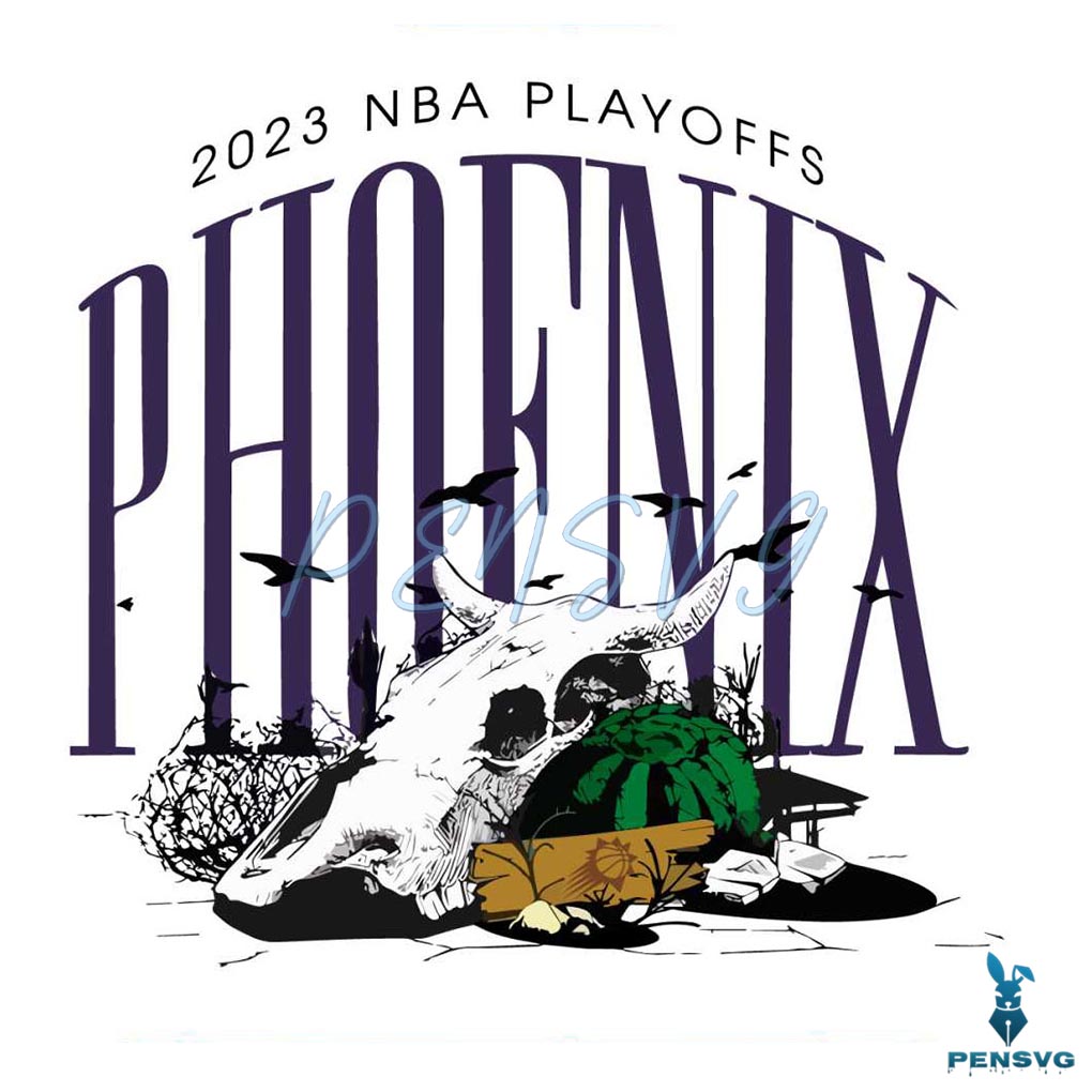 Phoenix Suns 2023 NBA Playoffs Desert Comfy SVG Cutting Files