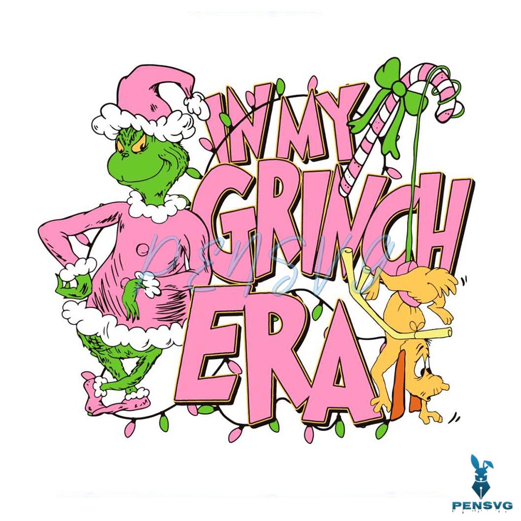 Pink Grinchmas In My Grinch Era SVG