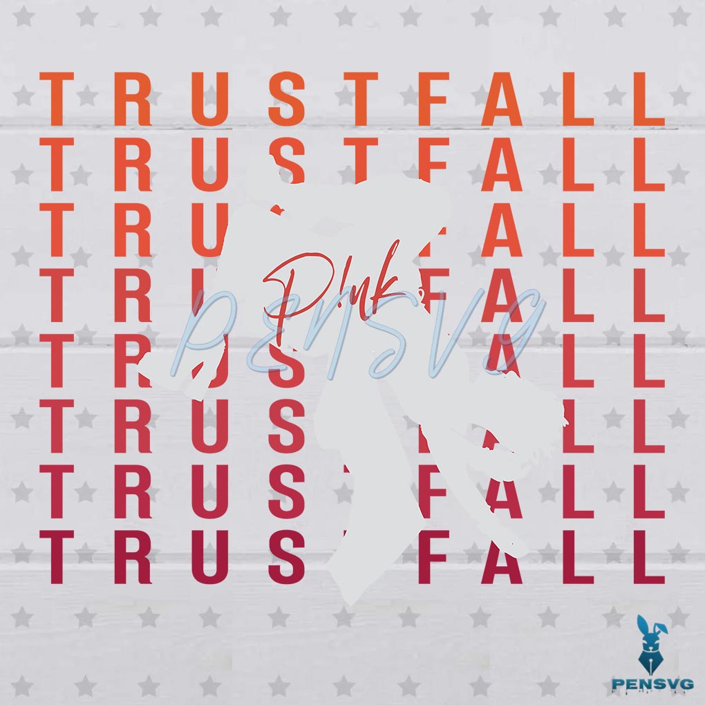 Pink Summer Carnival 2023 Trustfall Album SVG File For Cricut